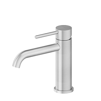 Фото Смеситель Newform X-Steel 316 69612X.50.050 для раковины, нержавеющая сталь браш