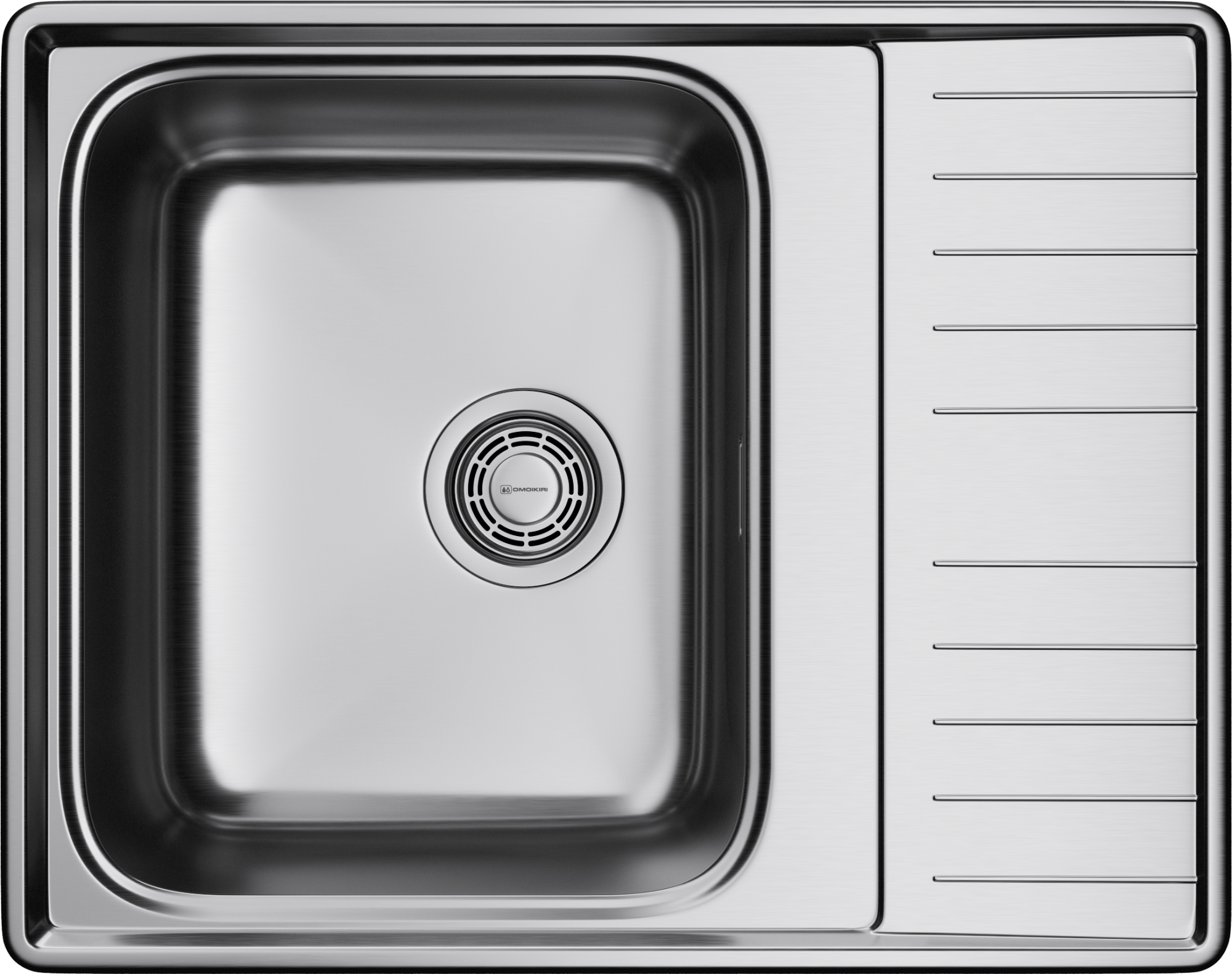 Фото Кухонная мойка Omoikiri Sagami 63-IN 4993732 нержавеющая сталь