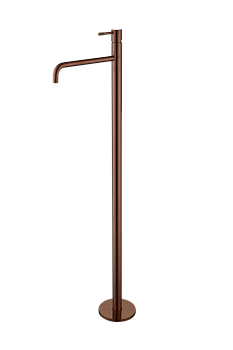Фото Смеситель для раковины Boheme Uno 107-BRB напольный бронза браш
