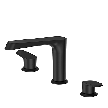 Фото Смеситель Newform Nio 68900.01.093 для раковины, черный матовый