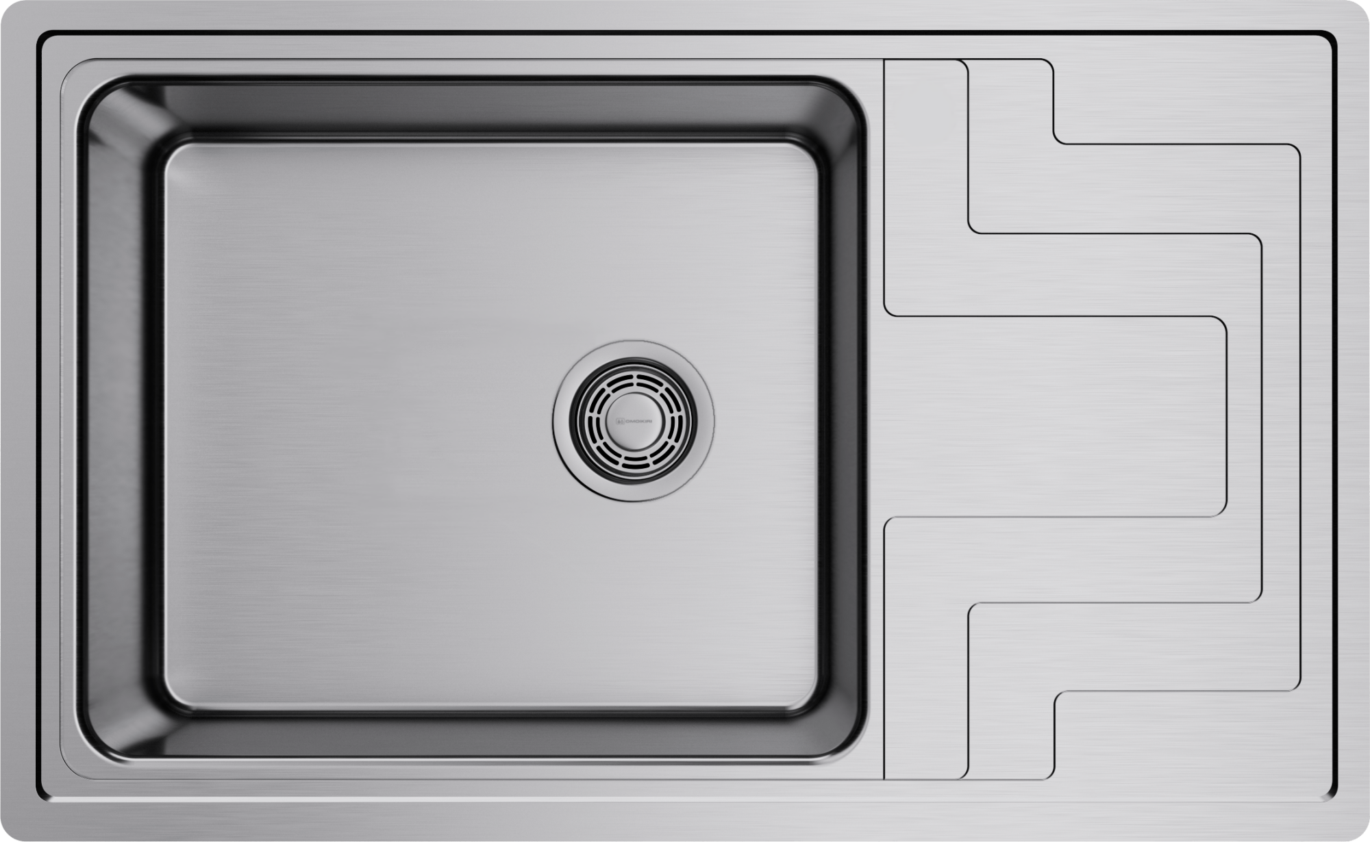 Фото Кухонная мойка Omoikiri Mizu 78-LB-IN 4973729 нержавеющая сталь