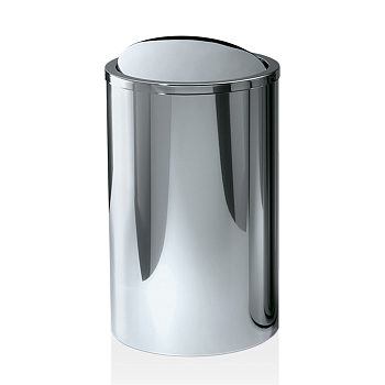 Фото Корзина для белья Decor Walther 0610770 напольная 35xh58 см, сталь полированная