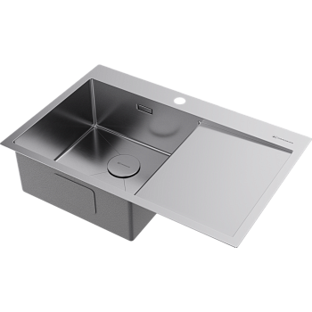 Фото Кухонная мойка Omoikiri Akisame 78-L-IN 4973060 нержавеющая сталь
