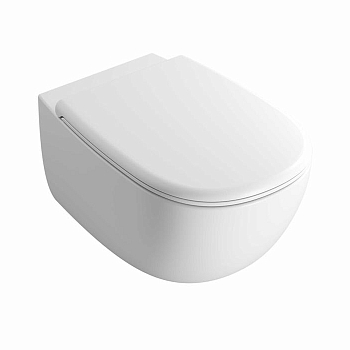 Фото Унитаз подвесной Globo Daily безободковый белый матовый