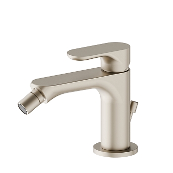 Фото Смеситель Newform Linfa II 69425.M0.071 для биде с донным клапаном, шампань матовый