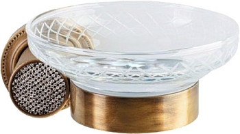 Фото Мыльница Boheme Royal Cristal 10923-BR подвесная бронза