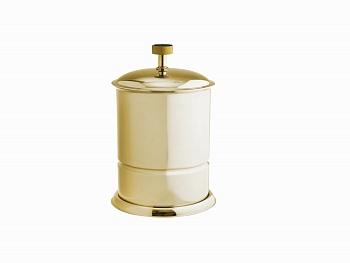Фото Мусорное ведро Boheme Royal Cristal 10927-G-B золото 5 л