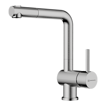 Фото Смеситель для кухни Omoikiri Tanigawa-SB-BN 4994457 нержавеющая сталь