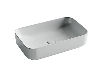Фото Раковина Ceramicanova Element CN5044 накладная 60,5 × 37,5 × 14,5 см, белый глянцевый
