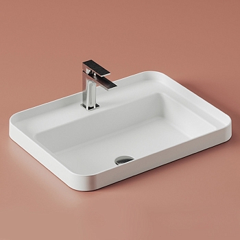 Фото Раковина Artceram Fuori Scala TFL034 01 00  накладная 45 см, цвет белый