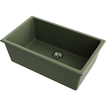 Фото Кухонная мойка Omoikiri Okinoshima 76-U/I-OL 4997147 olive