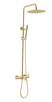 Фото Душевая стойка Boheme Uno 468-G золото глянец