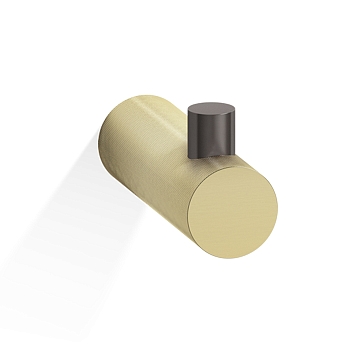 Фото Крючок Decor Walther Club 0855367 подвесной, золото матовое/темная бронза