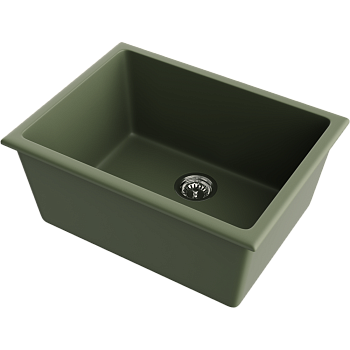 Фото Кухонная мойка Omoikiri Okinoshima 61-U/I-OL 4997064 olive