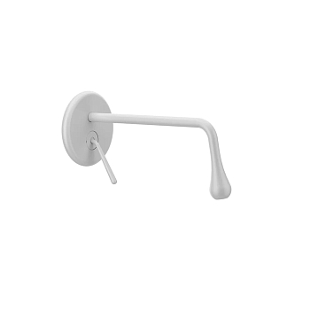 Фото Смеситель для раковины Gessi Goccia 33686#279, белый матовый