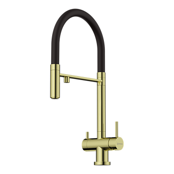 Фото Смеситель для кухни Omoikiri Kanto-LG 4994014 светлое золото