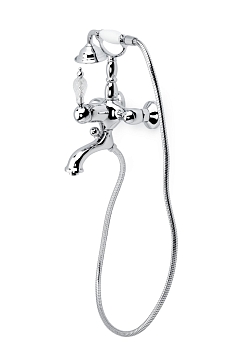 Фото Смеситель для ванны Boheme Crystal 263-CRST хром глянец