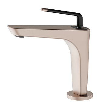 Фото Смеситель Newform O'Rama 68412.M2.072 для раковины, розовое золото матовое