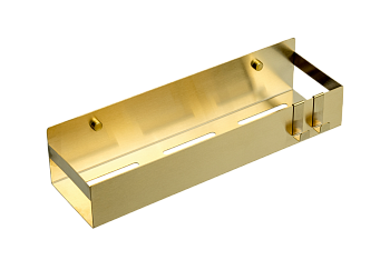 Фото Полка Boheme Q 10965-MG, matt gold, золото матовое 35 см