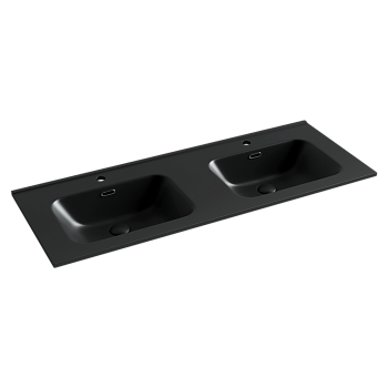 Фото Раковина Ceramicanova Element CN7004MB мебельная 121 × 46,5 × 18 см, черный матовый