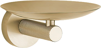 Фото Мыльница Boheme Uno 10973-MG подвесная, matt gold, золото матовое