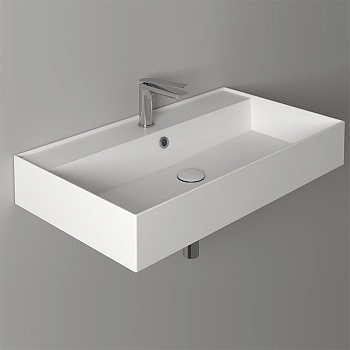 Фото Раковина Simas Agile AG81 bi*1 подвесная 81 см, цвет белый