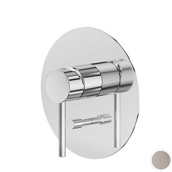 Фото Смеситель Newform XT 4270E.M0.070 для душа с переключателем на 2 потока, титан матовый