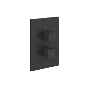 Фото Смеситель для душа Gessi Rettangolo 20182#299 термостат, черный матовый