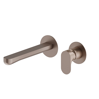 Фото Смеситель Newform Linfa II 69430E.M0.075 для раковины, пудровый розовый (Cipria)