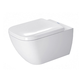 Фото Унитаз подвесной Duravit Happy D.2 2221092000, без сиденья, белый глянцевый