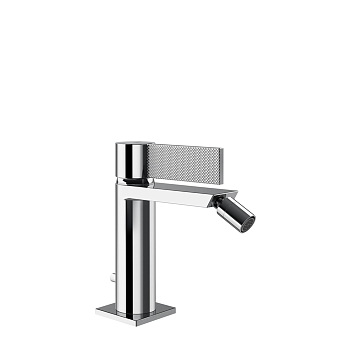 Фото Смеситель для биде Gessi Inverso Diamantato 73607#031 с донным клапаном, хром глянец