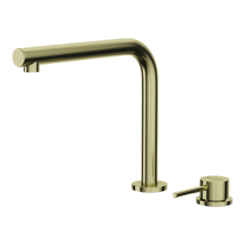 Фото Смеситель для кухни Omoikiri Nara-LG 4994484 светлое золото