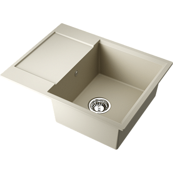 Фото Кухонная мойка Omoikiri Daisen 65T-BE 4993513 ваниль