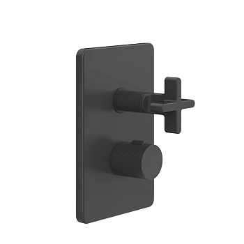 Фото Смеситель для душа Gessi Inciso 58234#299 термостат, черный матовый