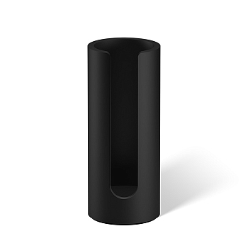 Фото Дозатор ватных дисков Decor Walther Stone 0973360 настольный, черный матовый