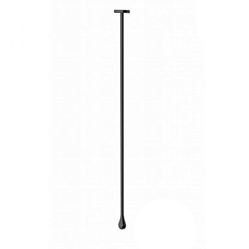 Фото Смеситель для раковины Gessi Goccia 33724#299 электронный, черный матовый