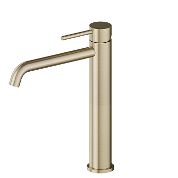 Фото Смеситель Newform X-Steel 316 69614X.59.098 для раковины, шампань браш PVD