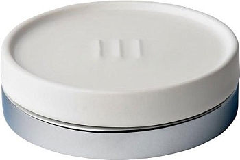 Фото Мыльница Colombo Nordic B5240.CBO настольная хром / белый