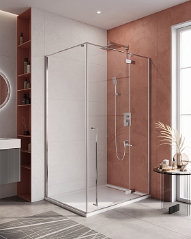 Фото Душевой уголок Cezares LINER-AH-1-120/90-C-Cr-R