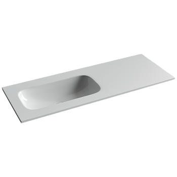 Фото Раковина Ceramicanova Grace CN7020wx мебельная 121 × 45,7 × 13,7 см, белый глянцевый