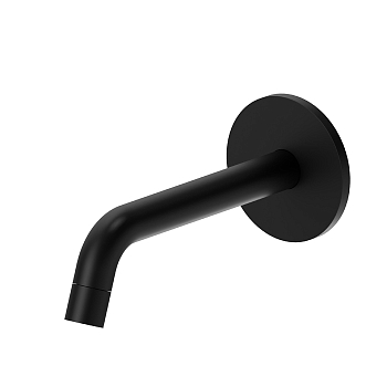 Фото Излив Newform XT 16854.01.093 для раковины L 16,5 см, черный матовый