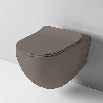 Фото Унитаз подвесной Artceram File 2.0 FLV004 40 00 безободковый tortora