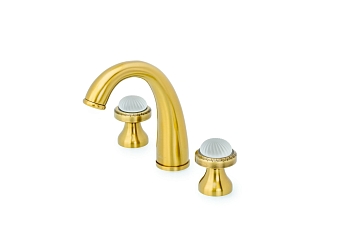 Фото Смеситель для раковины Boheme Satine 317-ST бронза