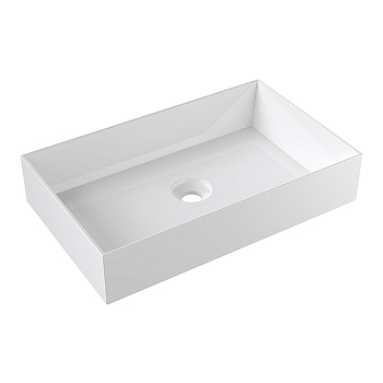 Фото Раковина Alice Spy 34250101 накладная 60 см, цвет белый глянцевый