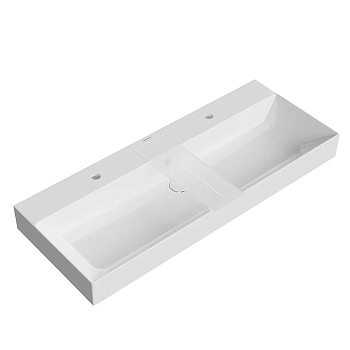 Фото Раковина Kerama Marazzi Grande GR.wb.120.2 подвесная 119.5 см, цвет белый глянцевая