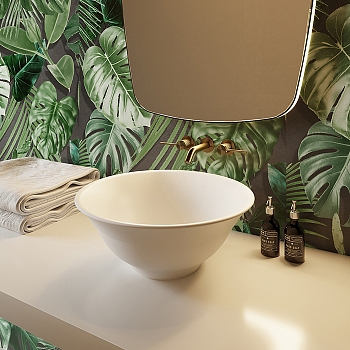 Фото Раковина TW collection TWCL2103BO накладная 46 см, цвет белый матовый