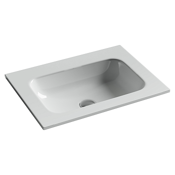Фото Раковина Ceramicanova Grace CN7011wx мебельная 61 × 45,7 × 13,7 см, белый глянцевый