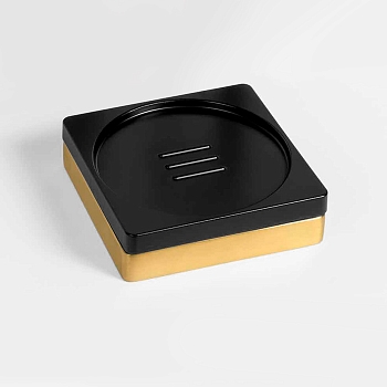 Фото Мыльница Colombo MiniQ B5040.OM-RNE настольная золото матовое