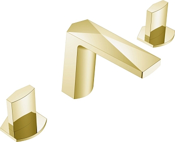 Фото Смеситель для раковины Boheme Venturo 150-MG-ICE золото