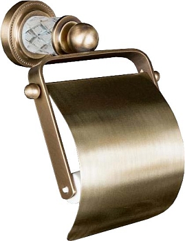 Фото Держатель туалетной бумаги Boheme Murano Cristal 10901-CRST-BR бронза